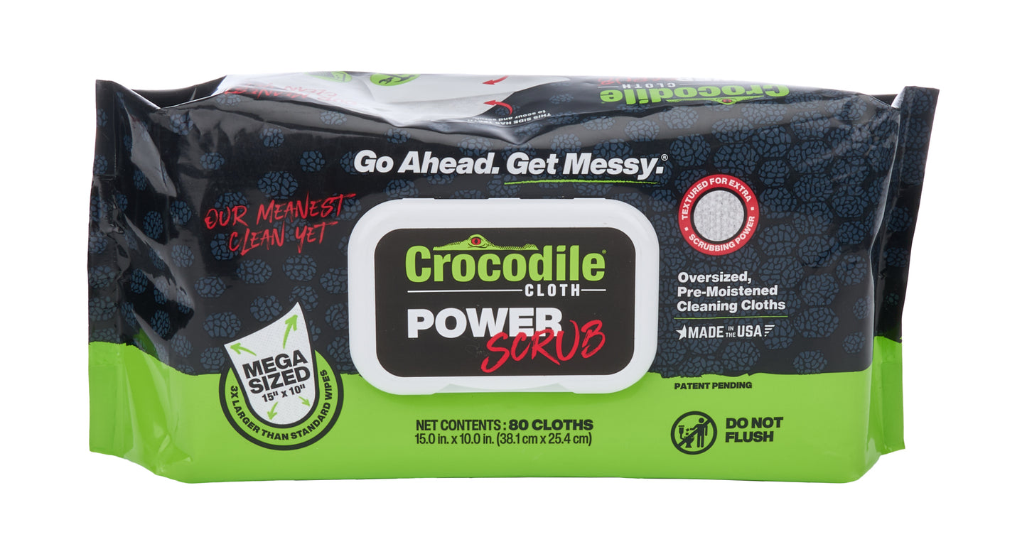 Croc Cloth Power Scrub 80pk