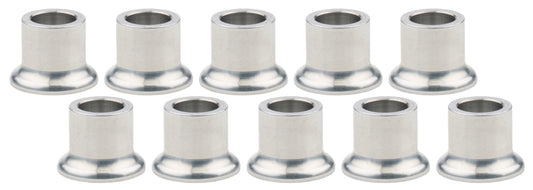 Tapered Spacers Alum 1/2in ID x 3/4 Long 10pk
