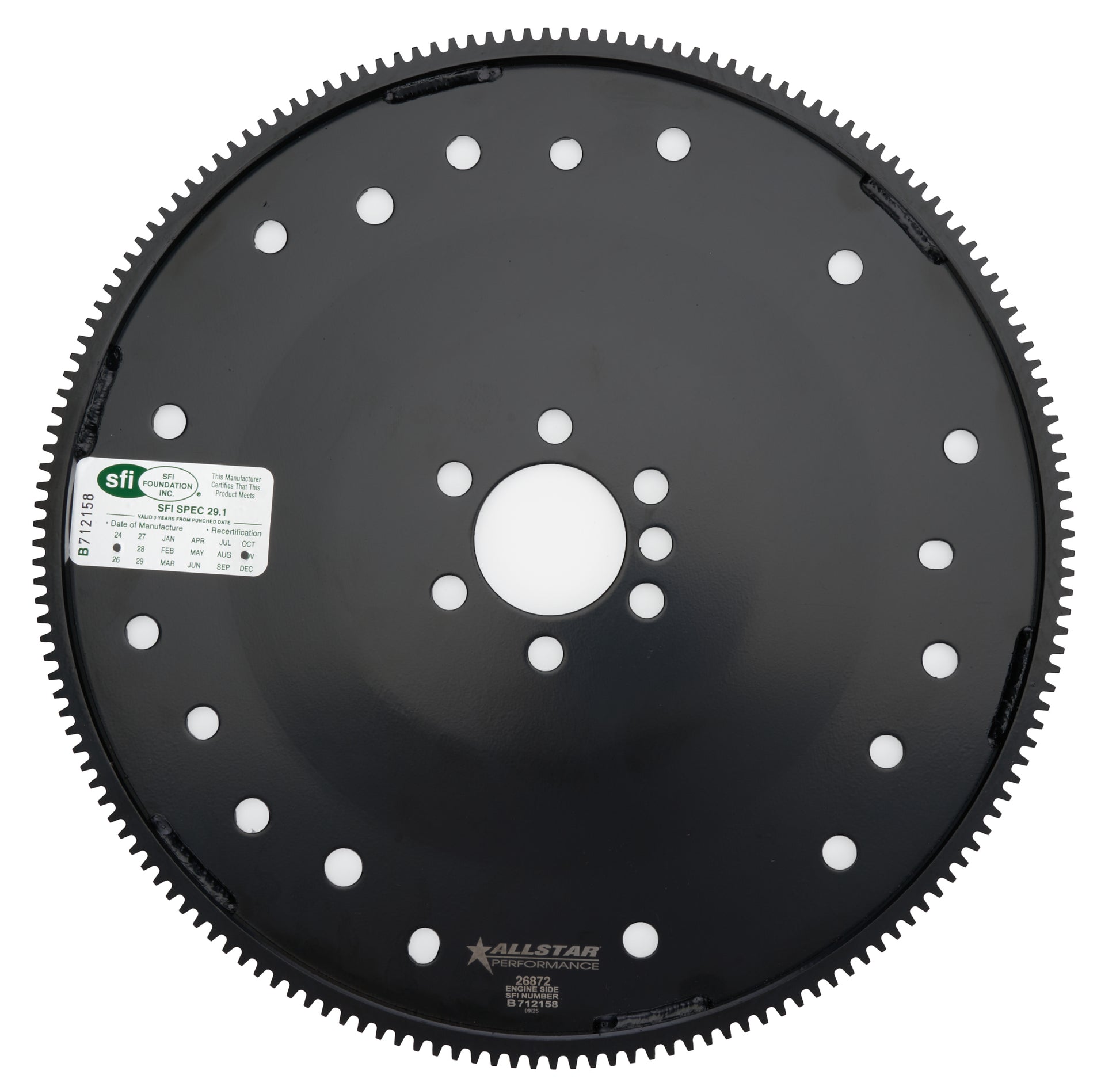 Flexplate 168T SFI GM LS Solid Long Crank
