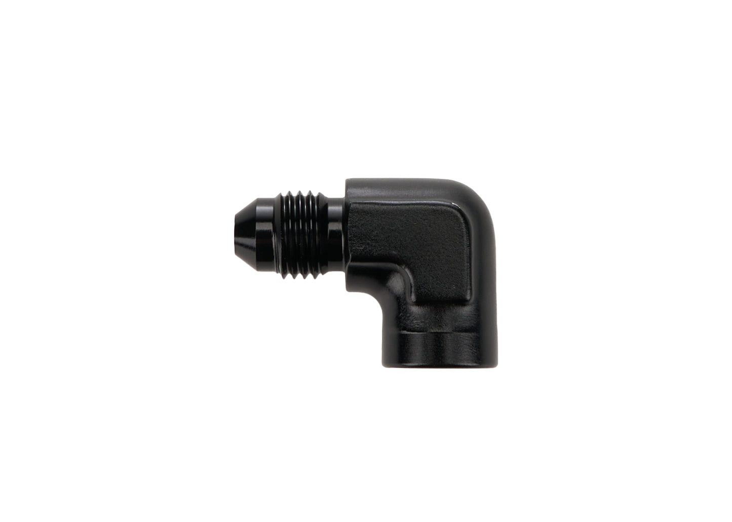Adapter Fitting Aluminum 4AN to 1/8 NPT 90 Deg