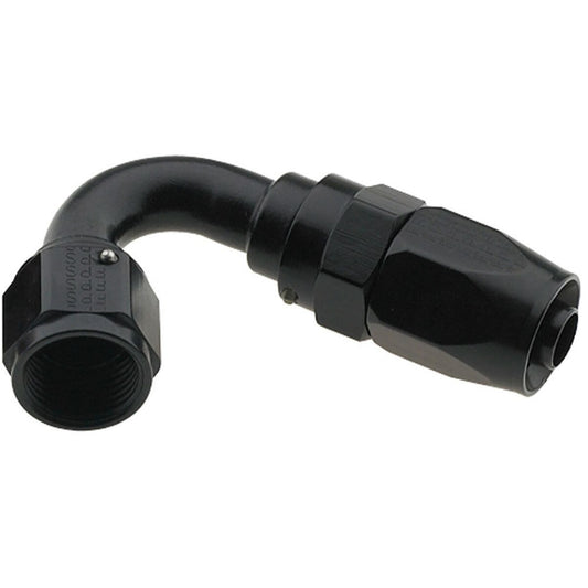 Hose Fitting #10 120 Deg to #12 Hose Black