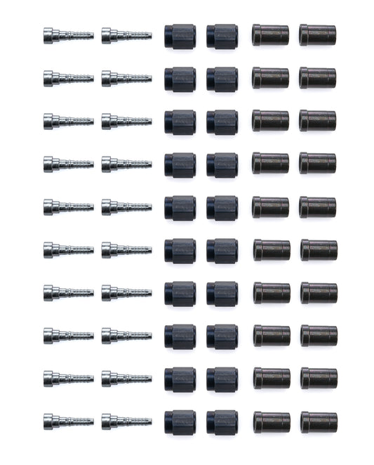 #3 Str Crimp Fitting w/Collar (20pk)