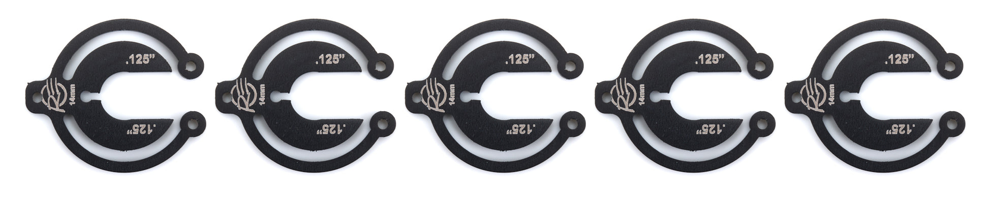 Alum Packer 14mm 1/8in Thick - 5 Pack