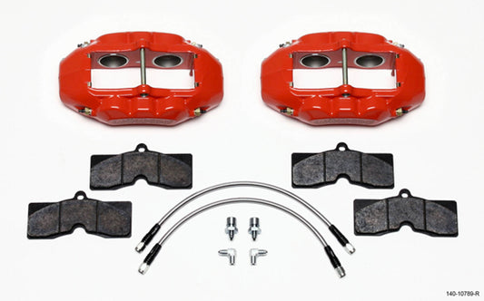 Front Brake Kit 65-82 Corvetee Red